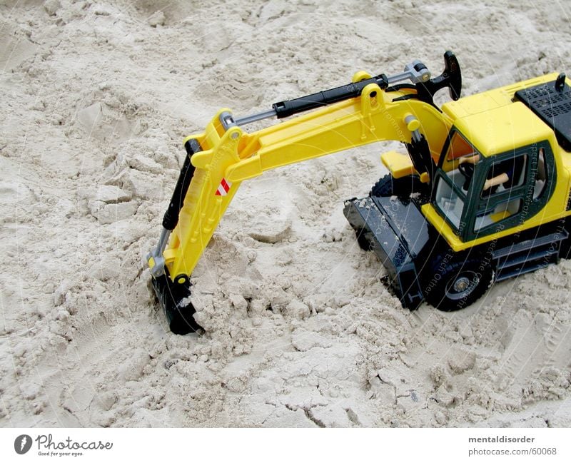 hard work in xs Excavator Toys Yellow Movement Dig Strong Machinery Construction site Spoon Playing Fill Bulldozer Sand Build Earth Logistics Wheel Hydraulic