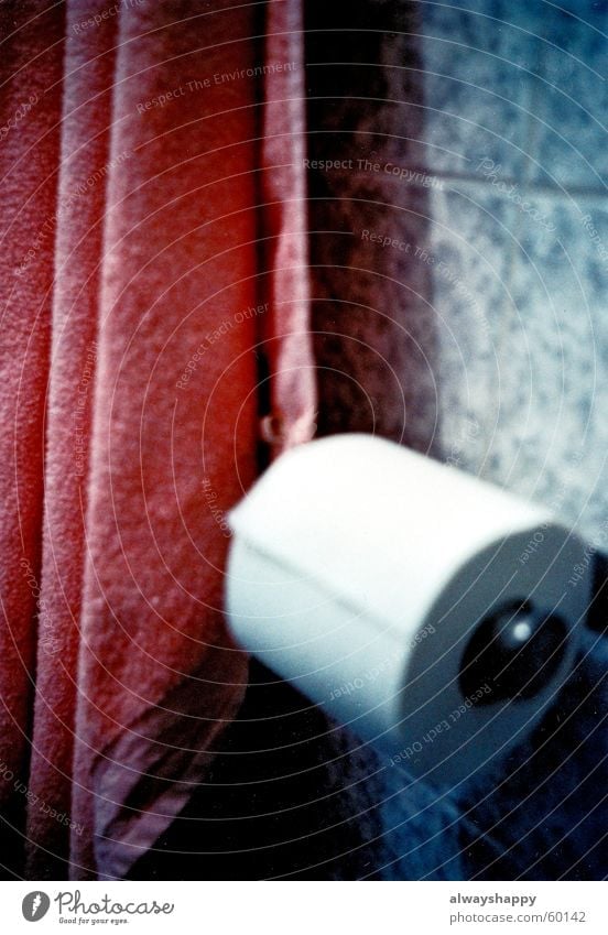 finally rest. Towel Pink Exposure Holga Blur Peace Calm Safety (feeling of) Retreat Toilet toilet roll tiles Tile Marble tip top fashion of the late seventies
