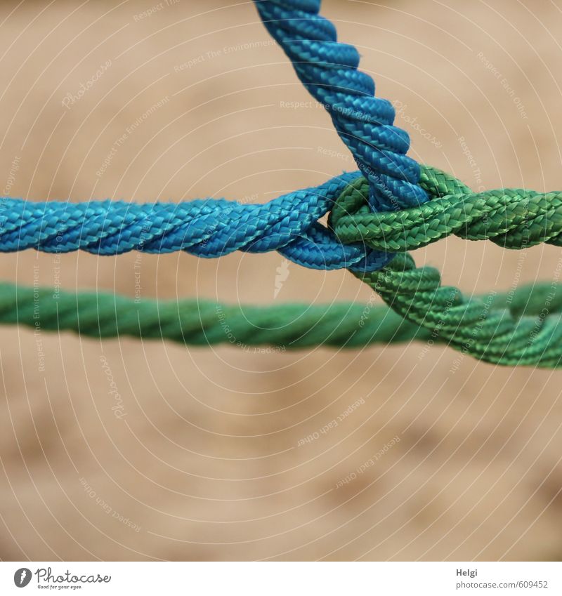 Close-up of knotted and twisted ropes - a Royalty Free Stock Photo from  Photocase
