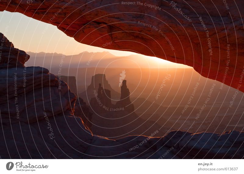 In the sky of photographers Harmonious Calm Meditation Vacation & Travel Adventure Far-off places Nature Landscape Horizon Sunrise Sunset Rock Canyon