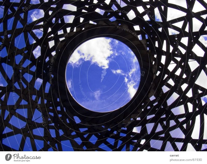 ozone hole White Black Grating Sculpture Munich Graphic Globe Global Connection Sky Blue Hollow Metal Circle Illustration Sphere Network wordlwide worldwide