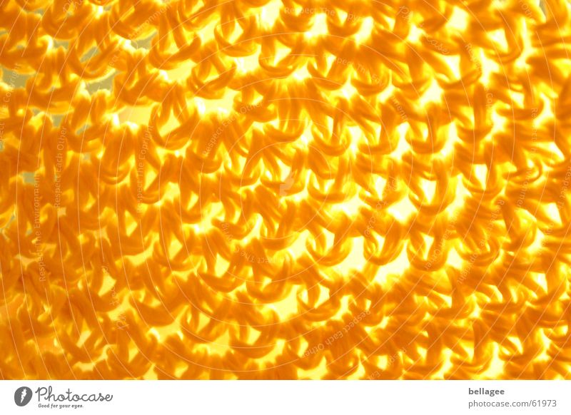 That's a ploy. Loop Woven Yellow Hat Lamp Orange material Structures and shapes
