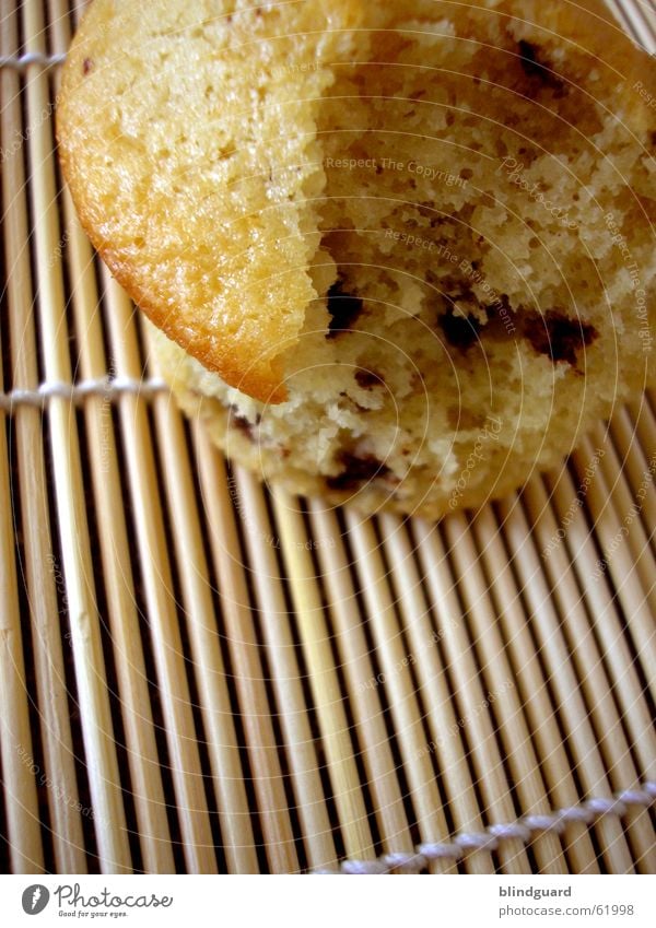bitten into Muffin Part Cake Sweet Delicious Baked goods Birthday chocolate Nutrition Tea confectioner