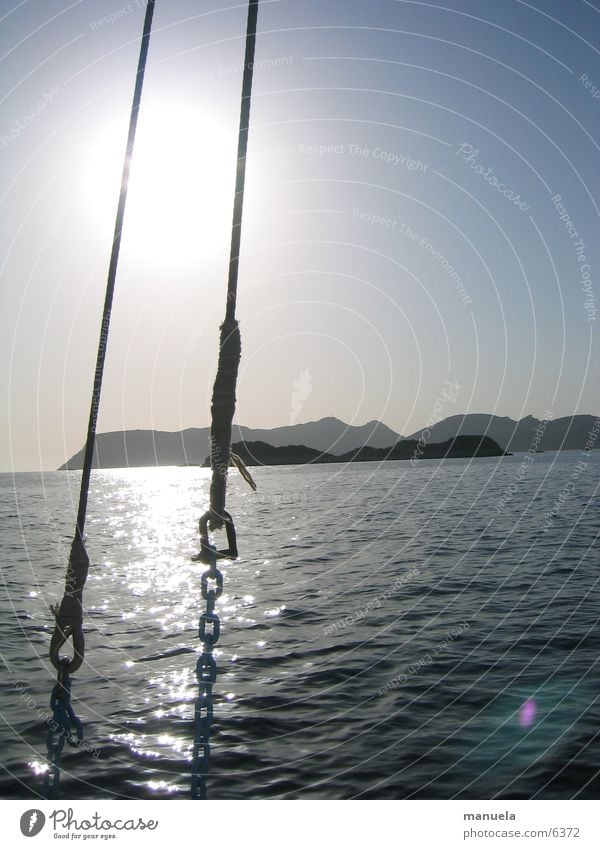 marine glitter Turkey Kas Kekova Vacation & Travel Ocean Watercraft Boating trip Sun Sky