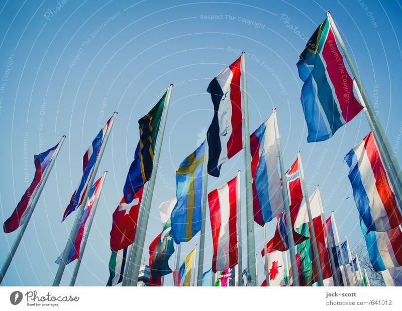international salon Event Cloudless sky Collection Flag Long Many Politics and state International Trade fair Flagpole Cosmopolitan Global Multicultural