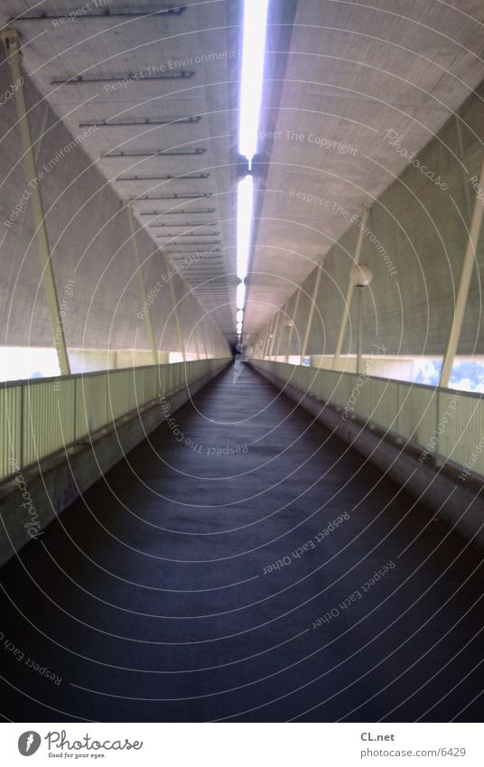 Tunnel 2 Driving Concrete Bridge Handrail Walking