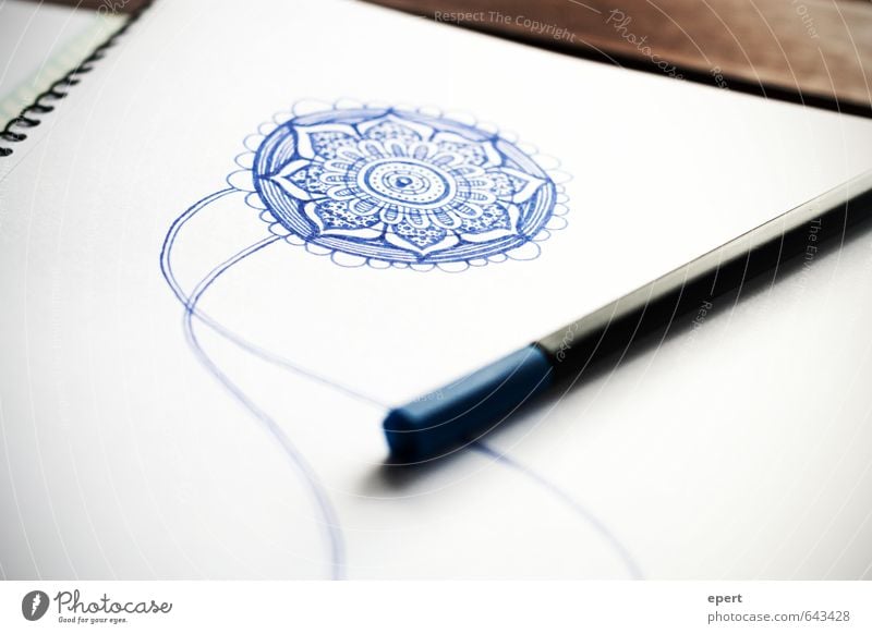 doodling Leisure and hobbies Draw Conceptual design Art Paper Pen Drawing Drawing pad Esthetic Joy Idea Inspiration Creativity Colour photo Interior shot