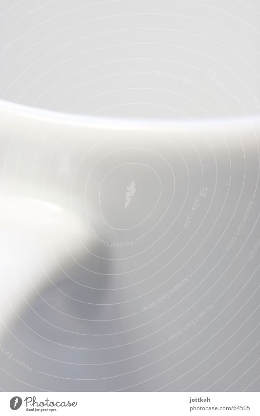 white soft curves White Cup Pottery Light Abstract Round Organic Edge Material Curved Macro (Extreme close-up) Crockery Bright Structures and shapes Shadow Arch