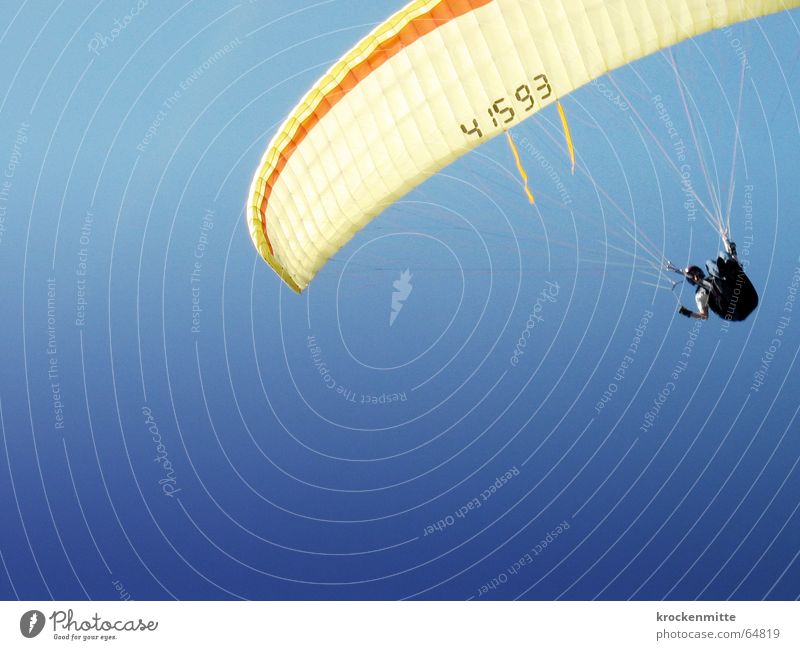 gliding parade Paragliding Paraglider Parachute Air Flying screen Sky Freedom Joy Level Blue Sports