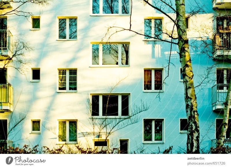 façade Berlin Spring House (Residential Structure) lankwitz Nature Town steglitz Suburb wallroth Living or residing Residential area Apartment Building