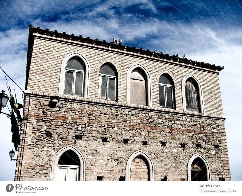 Torre di Palme city hall Sky Italy Marche medieval town Monument historical building clouds windows