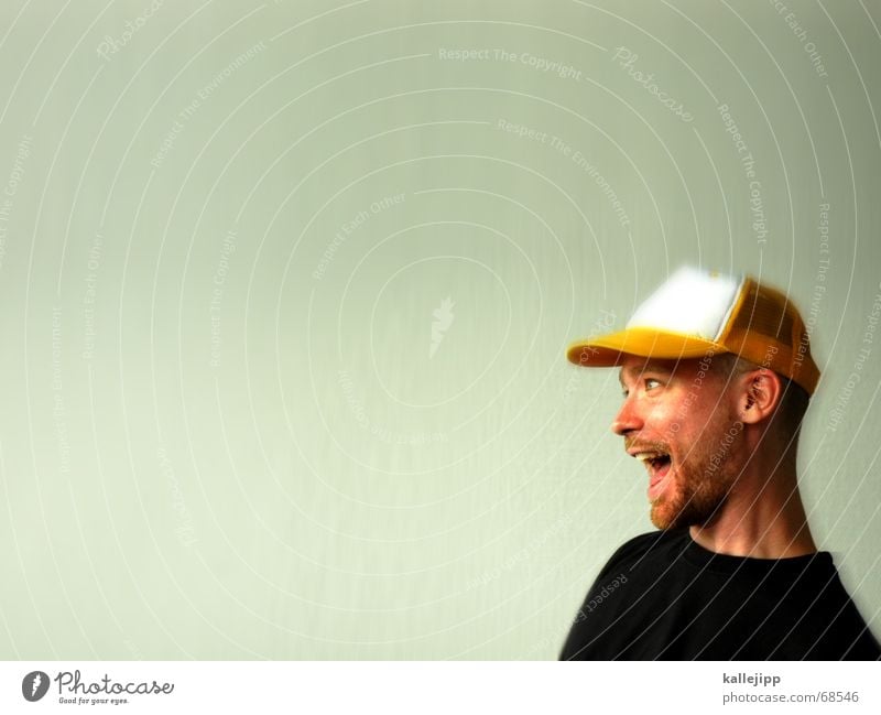 the martin III Happiness Baseball cap Portrait photograph Hi Martin Funny Laughter Head Human being happy it's... I'm so happy... photocase is great...