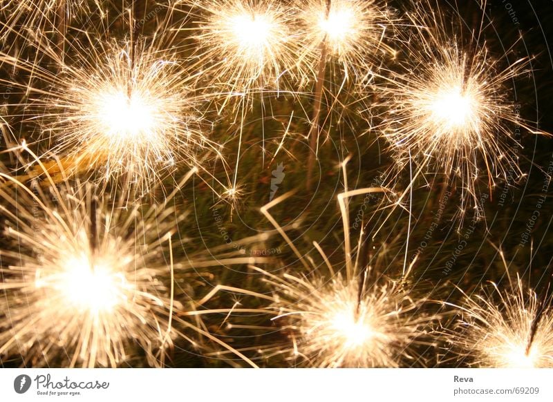 candles Light Glittering Sparkler Burn 7 Beautiful New Year's Eve Dark Blaze Bright Feasts & Celebrations Illuminate