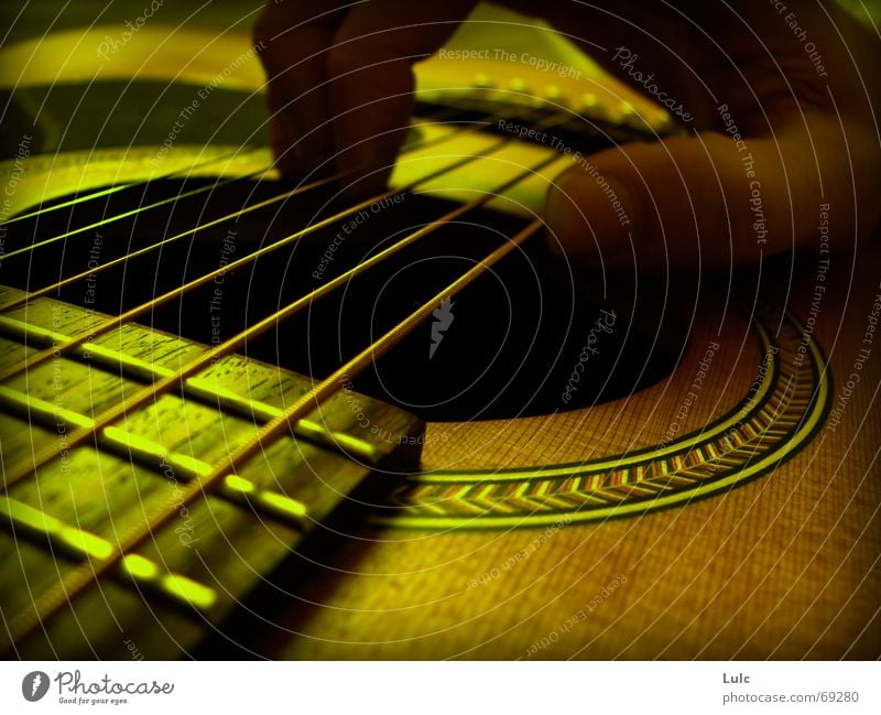 In the mood Music Physics Yellow guitar fingers strings acoustic fetch Warmth nostalgic