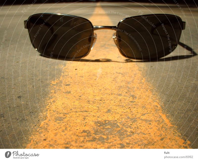 sunglasses Sunglasses Eyeglasses Yellow Stripe Line Things