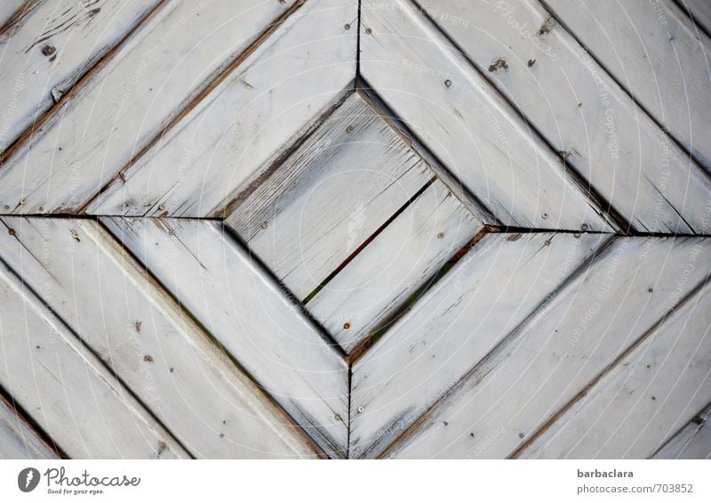 geometric | square in square Living or residing Door Wood Line Gray Design Protection Safety Symmetry Geometry Square Subdued colour Exterior shot Detail