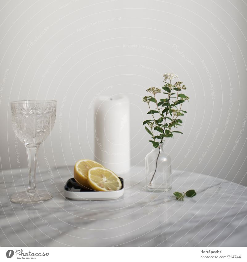 At the marble table V Beverage Cold drink Drinking water Bottle Glass Living or residing Flat (apartment) Table Stone Fresh Healthy Juicy Clean White