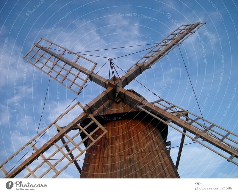 temporise Mill Windmill Stagnating Clouds Netherlands Sky Wait Sweden