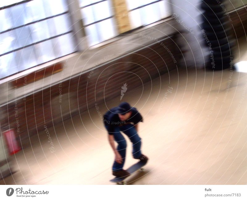 skater Motion blur Extreme sports Skateboarding fun move