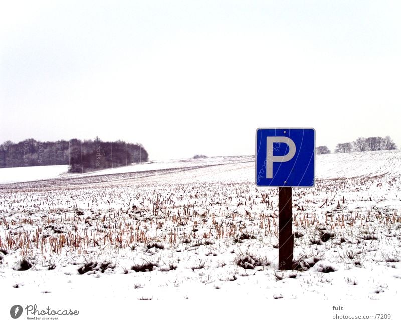 park Parking Icon Field Tree Winter Horizon Parking lot Cold Mountain Signs and labeling Snow Landscape Nature Frost
