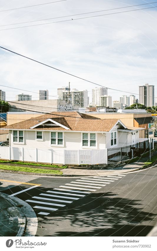 for sale Hawaii Life House (Residential Structure) cross Zebra crossing Overhead contact lines downtown Apartment Building Low building Honolulu