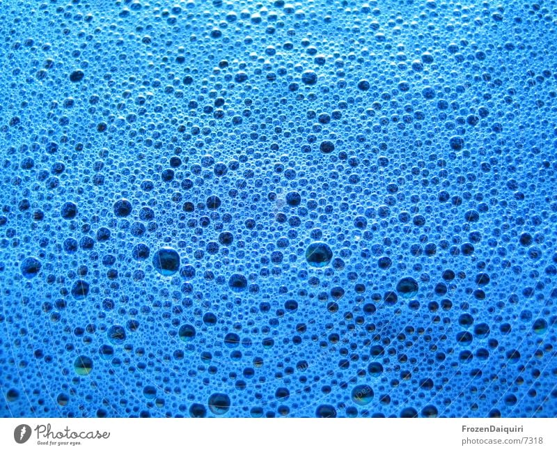 Carpet dyeing #2 Black Macro (Extreme close-up) Foam Pattern Close-up Blue Blow Bubble scum small blister vesicles
