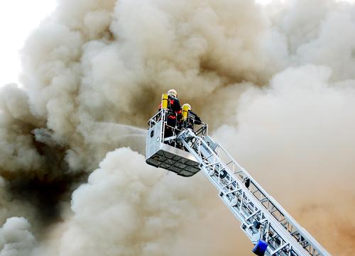 firefighting Gray Black Blaze Smoke Fire department Ladder