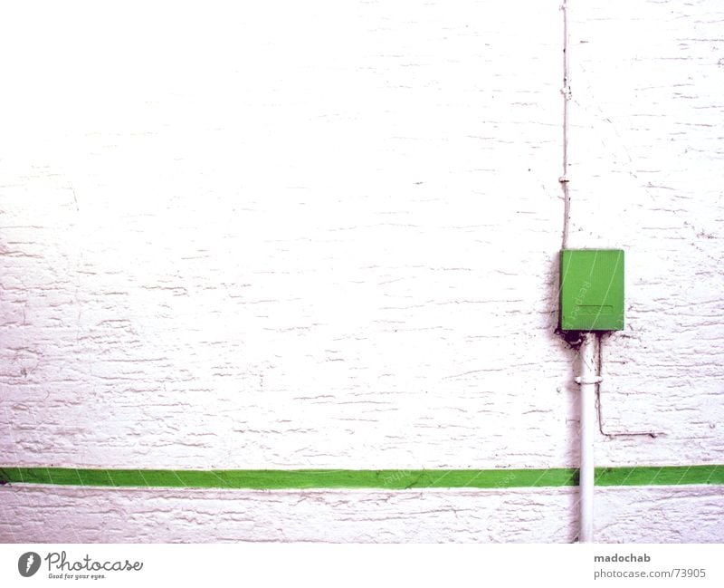THIS IS NOT A LOVESONG | wall wall wall trash style urban Wall (building) Wall (barrier) House (Residential Structure) Electricity Pattern Design Green White