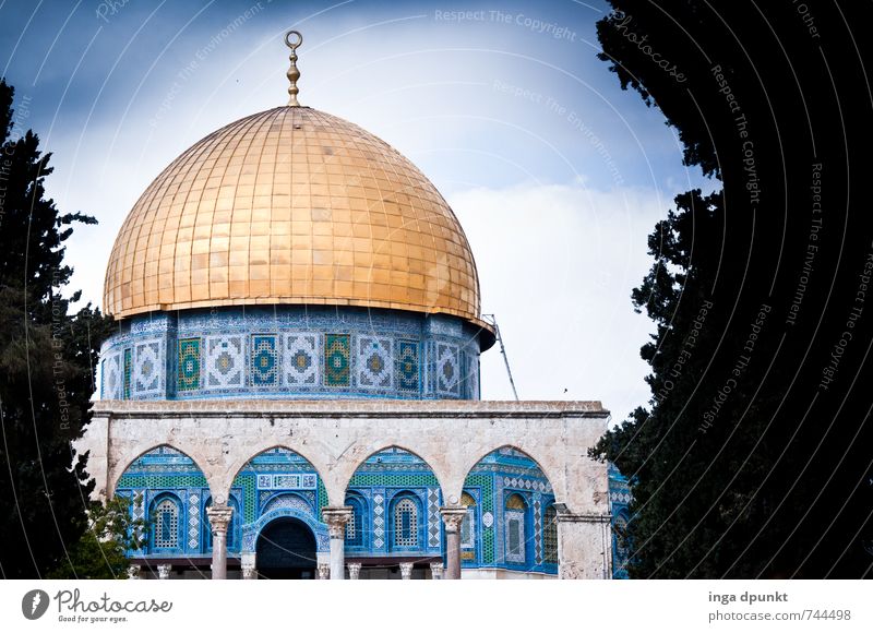 Jerusalem Day West Jerusalem Near and Middle East Israel Town Capital city Downtown Tourist Attraction Landmark Dome of the rock Islam Tourism Vacation & Travel