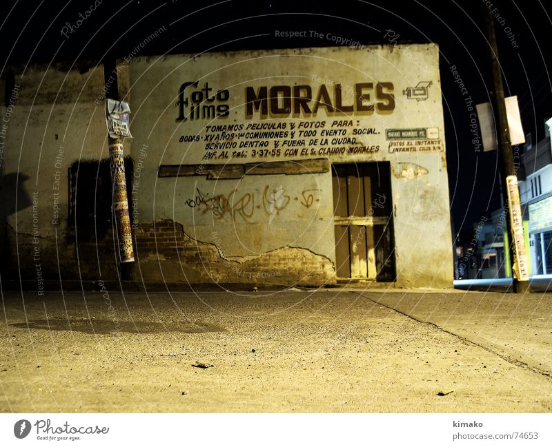 Photo Morales Photography Night Long exposure old long-exposed street