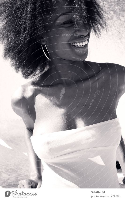 nearida II Woman Lady Model Beauty Photography Africa Africans Frizzy Dress Portrait photograph Beautiful Thin Happiness Brown Black White African-American
