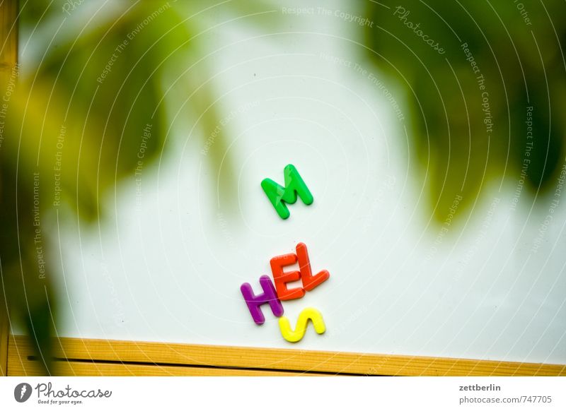 MHELS again Letters (alphabet) Sign Characters Write Information Encrypted Password Word Playing School Signs and labeling Multicoloured Colour Study