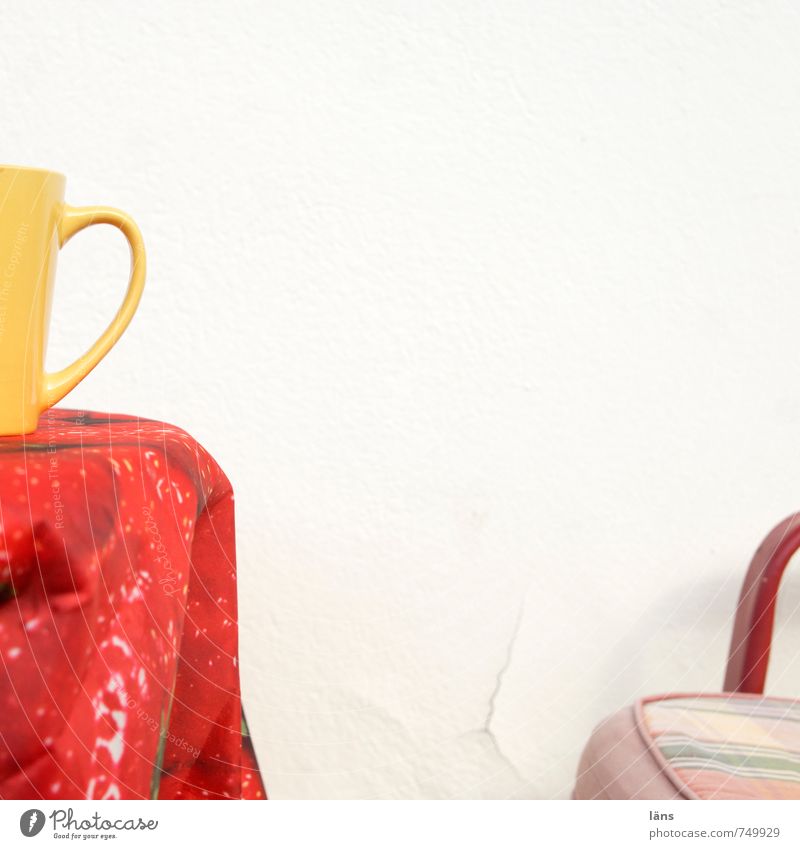 coffee break Coffee Mug Table Tablecloth Chair Wall (building) Plastered