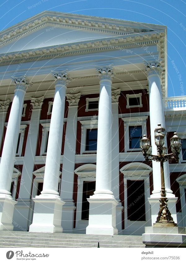 my house, my.... Building House (Residential Structure) Manmade structures Entrance Lantern Cape Town South Africa Column Stairs Seat of government