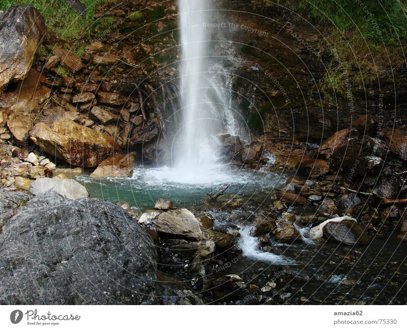 waterfall Brook Sanddrift Stone Water To fall River Nature Movement