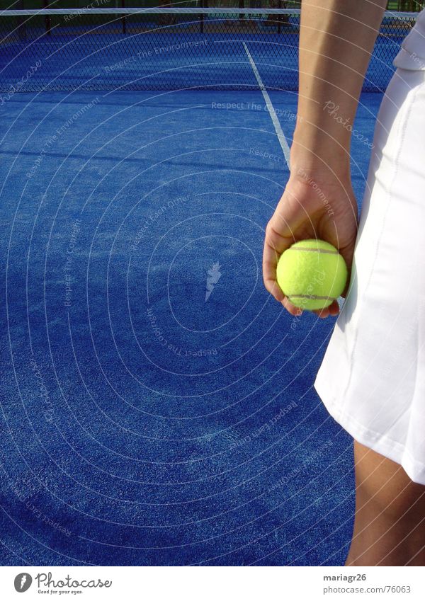 sports Tennis Summer Leisure and hobbies Woman Blue Sports Ball tenis