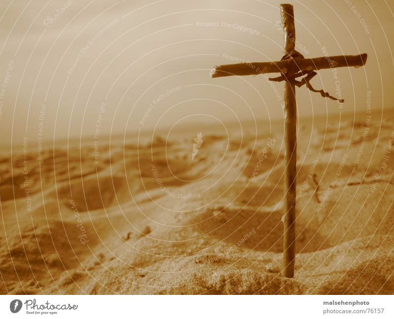 crosssand Beach Religion and faith Christianity Back Sand Sky Earth heaven & earth