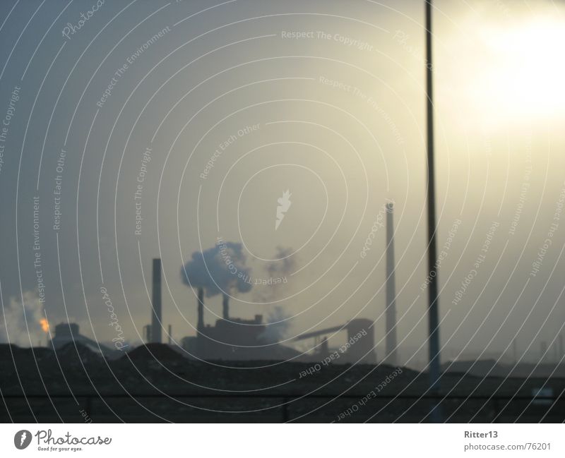 Stelco Smog Industrial Photography hamilton smokestack pollution grey cloud steel mill