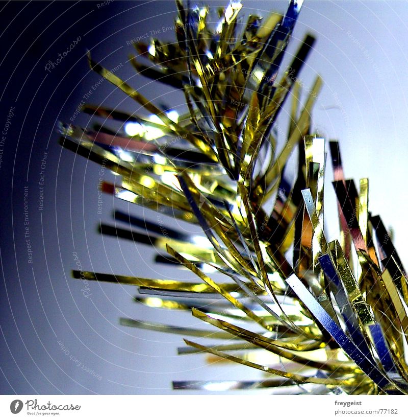 Golden Glitter Glittering Winter December Decoration Jewellery Christmas & Advent