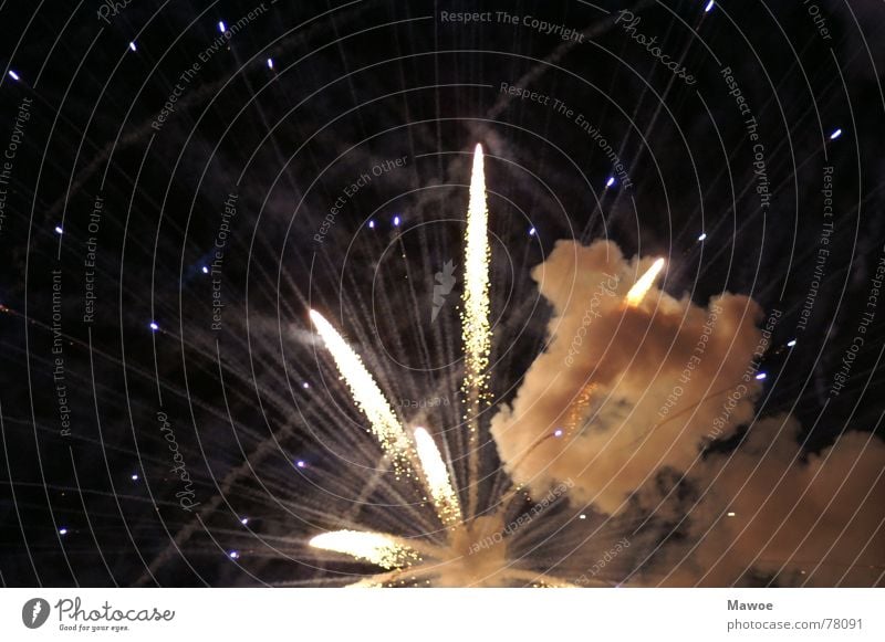 fireworks New Year's Eve Firecracker Explosion Sky Joy bang