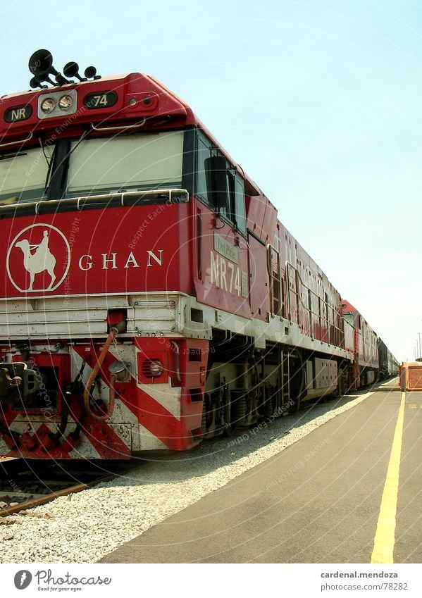 the ghan Australia Railroad Fantastic Historic Outback Suitcase Get in Foreign countries Cyan Red Speed Orient Express Easygoing Monumental Rejuvenate Camel