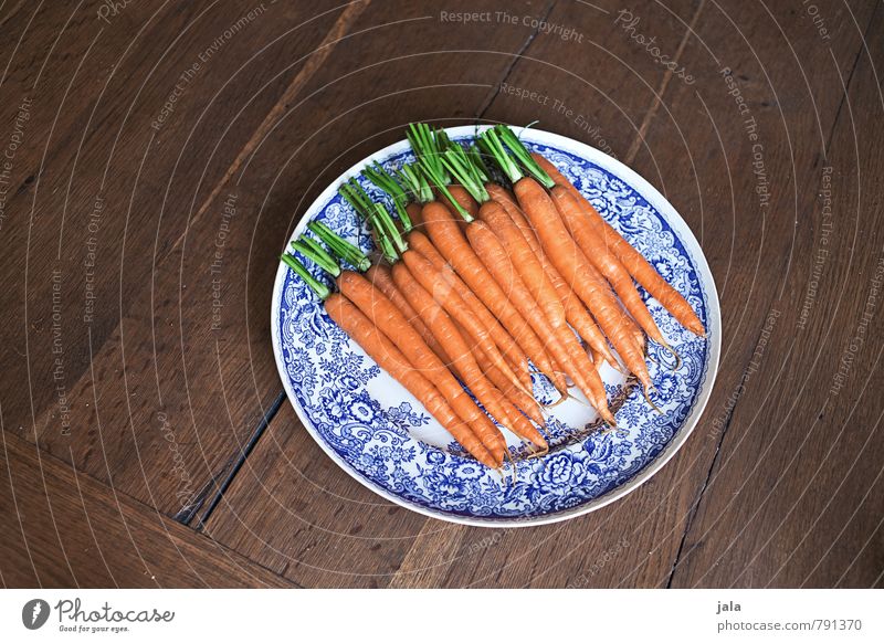 carrot Food Vegetable Carrot Nutrition Organic produce Vegetarian diet Plate Healthy Eating Fresh Delicious Natural Appetite Wooden table Colour photo
