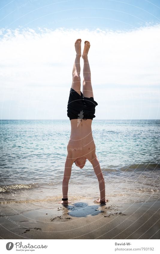 athlete handstand sea ocean Handstand Athlete Ocean Force athletic