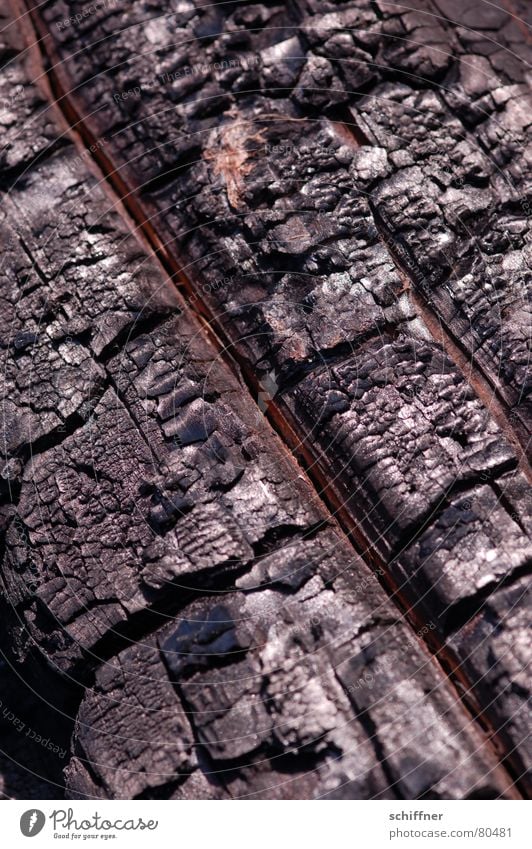slash-and-burn Bend Trademark Wood Burn Diagonal Black Firewood Macro (Extreme close-up) Across blackened with soot annealed piece of wood on fire