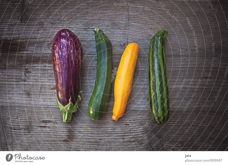 vegetables Food Vegetable Zucchini Aubergine Nutrition Organic produce Vegetarian diet Healthy Eating Fresh Delicious Natural Appetite Wooden table Colour photo