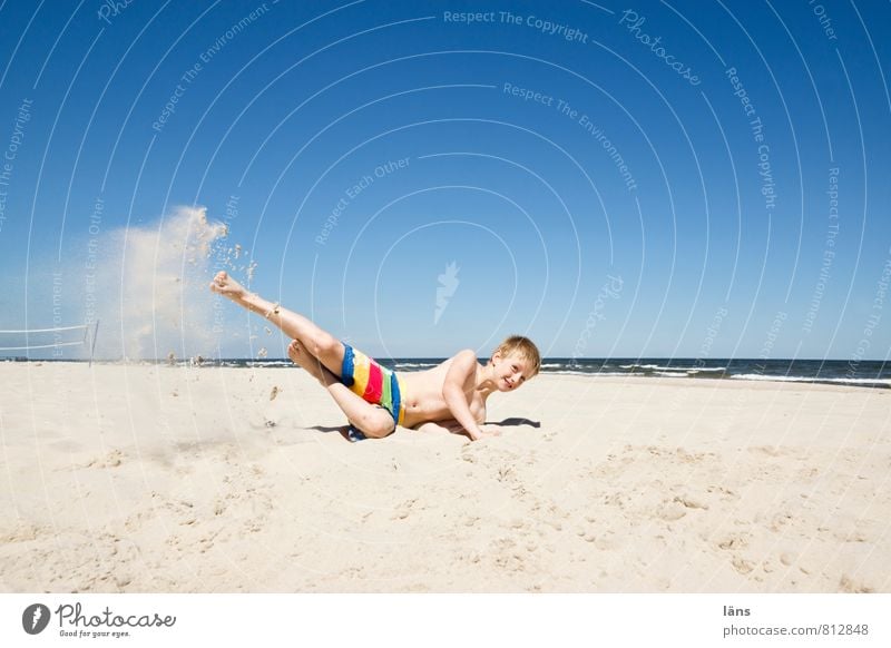 Spot landing - raging child on the beach Vacation & Travel Tourism Summer Summer vacation Sun Beach Ocean Boy (child) Infancy Youth (Young adults) 1 Human being