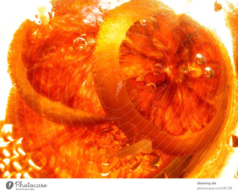 orange Gel Candle Light Healthy Orange Fragrance