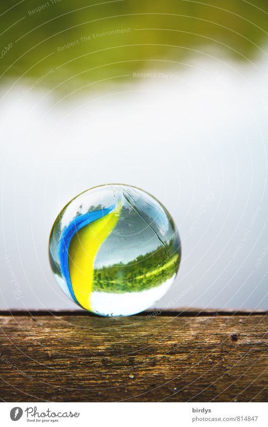 Marble at the lake Children's game Spring Summer Autumn Lakeside Glass ball Esthetic Positive Round Beautiful Happiness Calm Colour Contentment Infancy Pure
