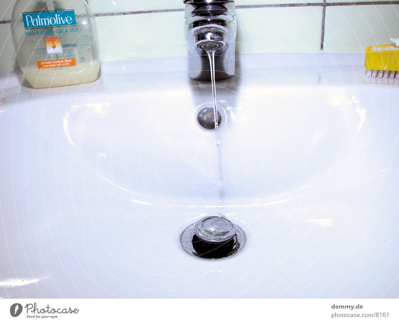 Hand White Things Tap Sink A Royalty Free Stock Photo From