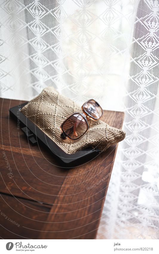 accessory Fashion Accessory Sunglasses Handbag Esthetic Good Hip & trendy Wooden table Colour photo Interior shot Deserted Day Light Back-light